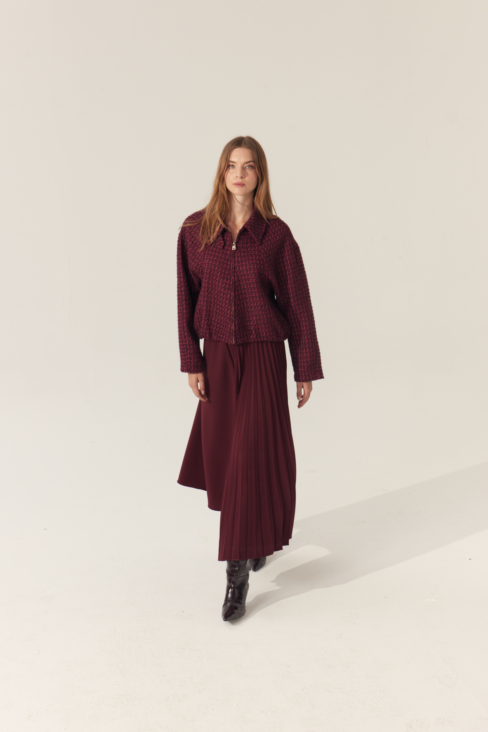 Calista Etek Bordo - 1