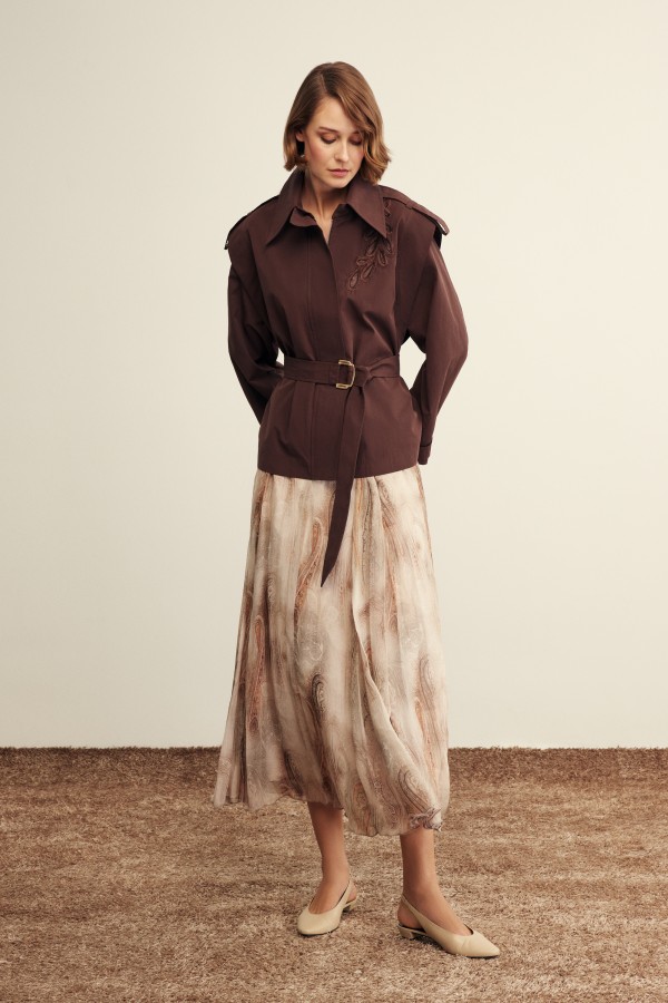 Venöve - Cerny Etek Şal Desen