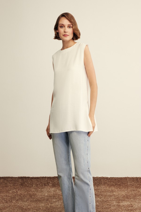 Venöve - Mayla Bluz Beyaz