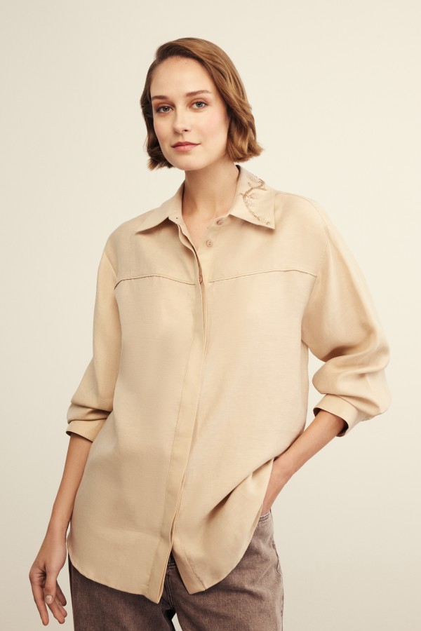 Venöve - Thomas Gömlek Bej