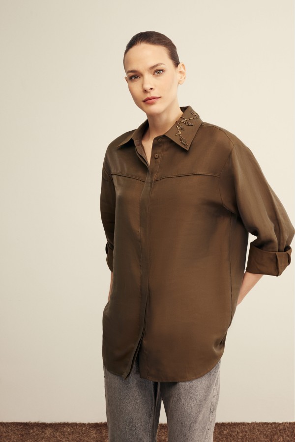 Venöve - Thomas Gömlek Haki